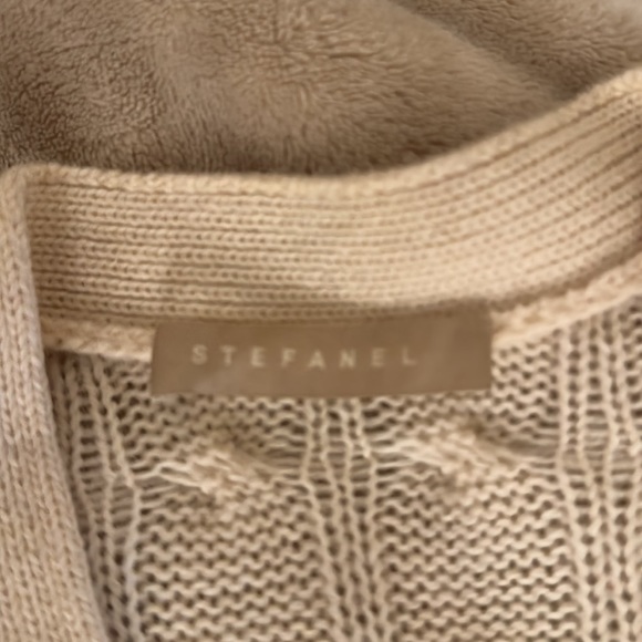 Stefanel Cardigan, with elbow patches, good condition. Wool mix xs - Picture 2 of 3